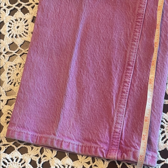 Zara Purple  Straight Leg Women's Jeans - Picture 3 of 5